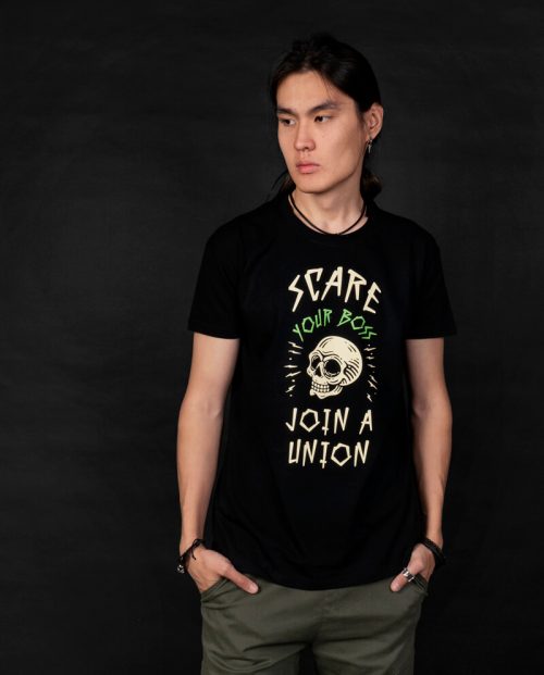 Scare Your Boss, Join A Union Halloween T-shirt