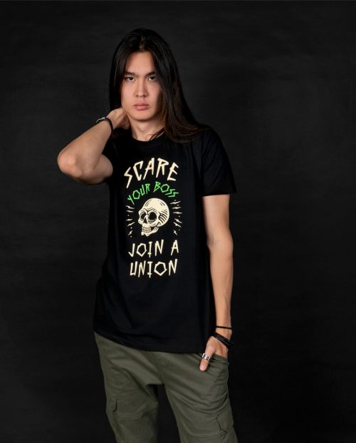 Scare Your Boss, Join A Union Halloween T-shirt