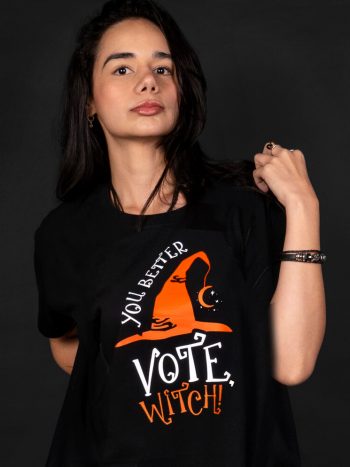 vote witch t-shirt feminist halloween merch