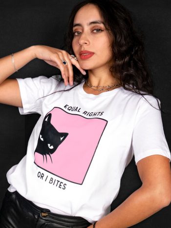 equal rights or i bites t-shirt pussy grabs back