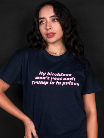 funny anti trump resting bitchface t-shirt