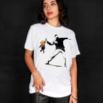 Anti Trump Banksy-Inspired T-shirt