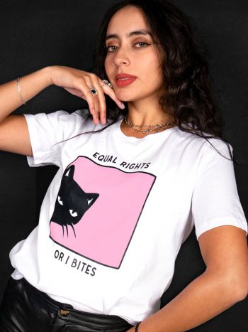 equal rights or i bites t-shirt pussy grabs back