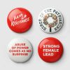 Feminist Pin Button Pack