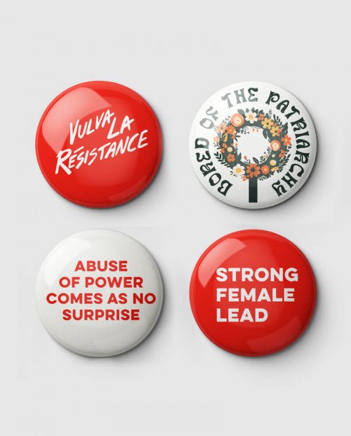 Feminist Pin Button Pack