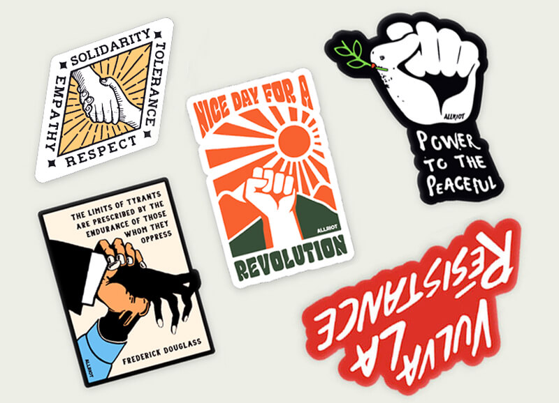 buy cool political stickers