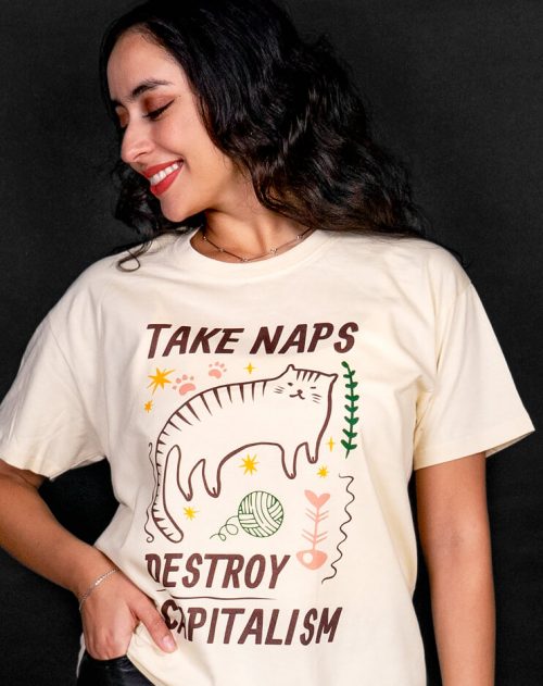 Take Naps, Destroy Capitalism T-shirt