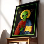 Alien Jesus Poster
