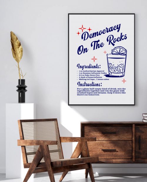 Democracy On The Rocks Poster