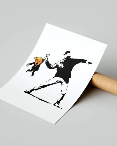 Banksy Anti-Trump Poster