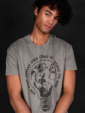 how-many-humans-does it take to change the world t-shirt
