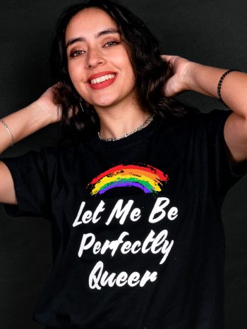 let me be perfectly queer t-shirt pride