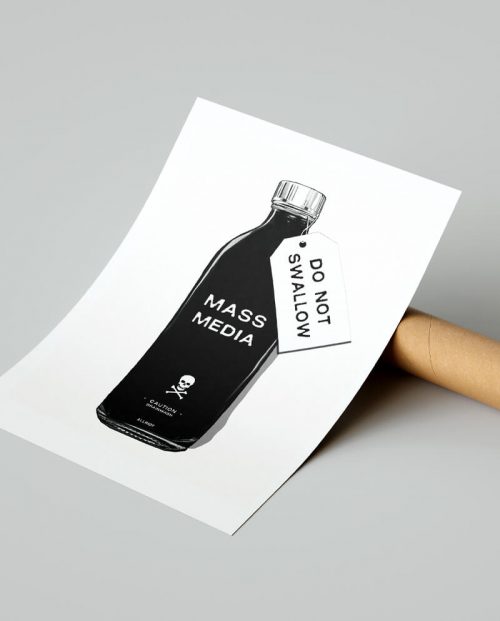 Mass Media - Do Not Swallow Poster