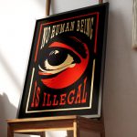 No Human Is Illegal Poster