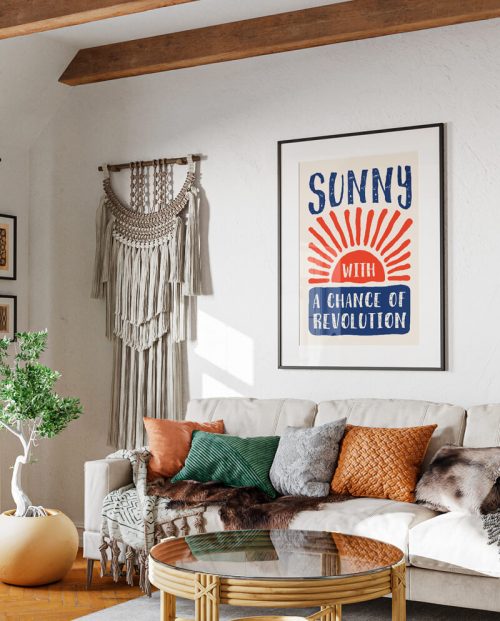 Sunny With A Chance Of Revolution Poster