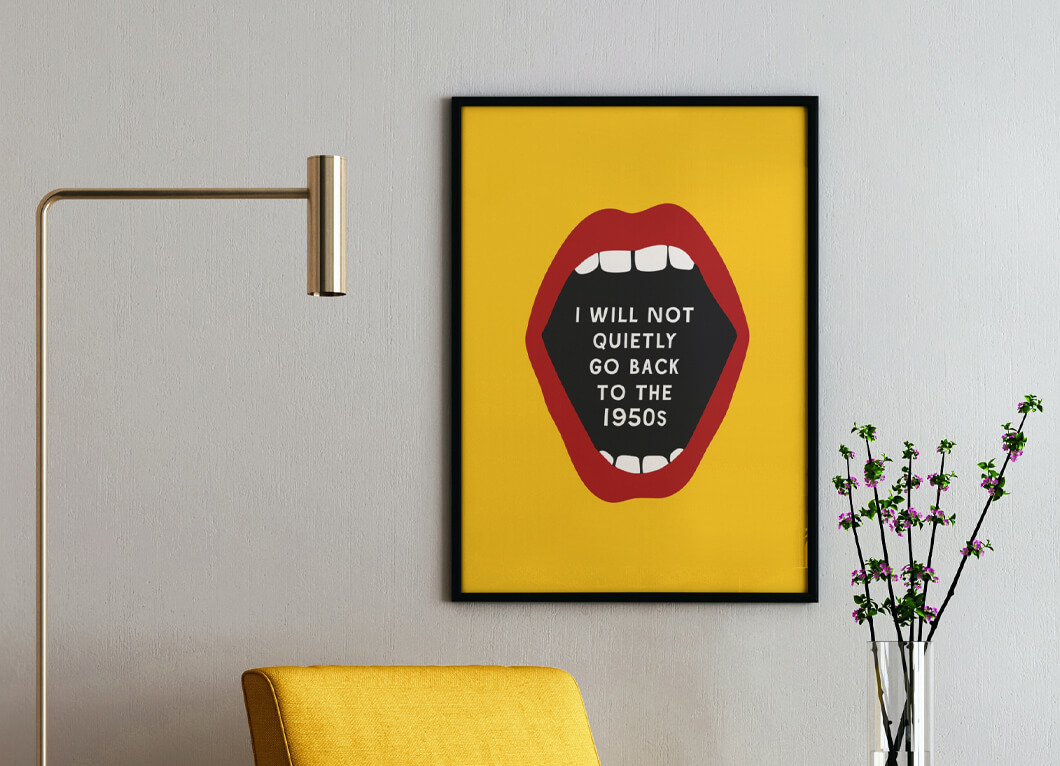 feminist posters womens rights wall art prints girl power
