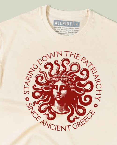 Staring Down The Patriarchy Since Ancient Greece T-shirt