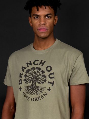 branch out vote green tshirt uk political merch branch out vote green tshirt uk political merch