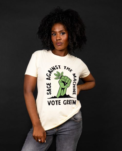 Sage Against The Machine - Vote Green T-shirt