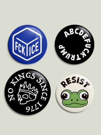 anti ice maga trump PIN BUTTONS BADGES