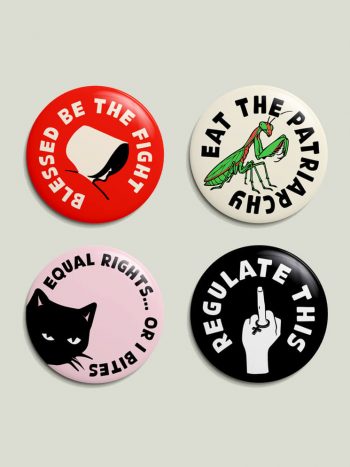 anti patriarchy pin button feminist badges