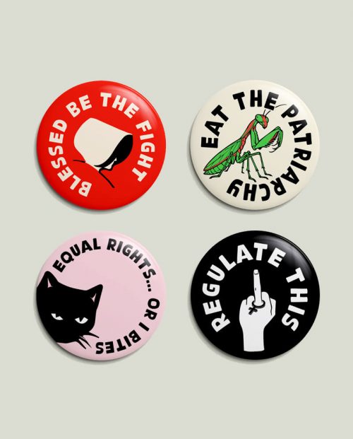 Anti-Patriarchy Pin Button Pack
