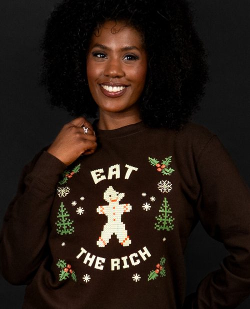 Eat The Rich Christmas Sweater