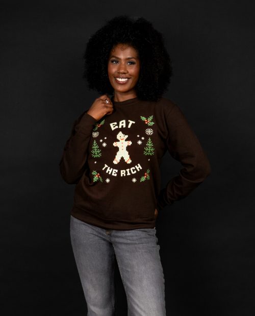 Eat The Rich Christmas Sweater