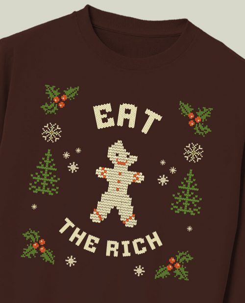 Eat The Rich Christmas Sweater