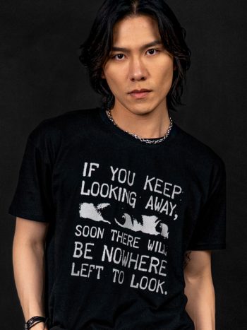 don't look away tshirt political activism uk