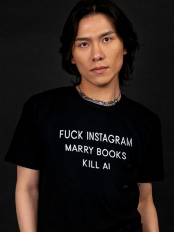fuck instagram marry books kill ai t-shirt uk